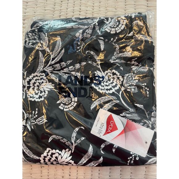 Lands' End High Waisted UPF 50 Skirted Swim Leggings Size: L NEW NWt - Picture 3 of 8